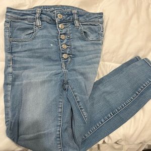 American Eagle Skinny Highrise Jeggings Size 8